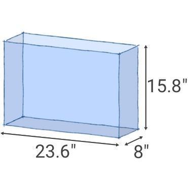 HCA-12GT (12.7 GAL) Rimless Low-Iron Aquarium - AquaTop HCA-12GT (12.7 GAL)