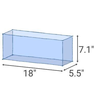 HCA-3G (3 GAL) Rimless Low-Iron Aquarium - AquaTop