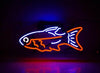 Neon Fish Sign Decoration