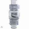 PVC Check Valves 1/2&quot; PVC Clear Check Valves - ALA