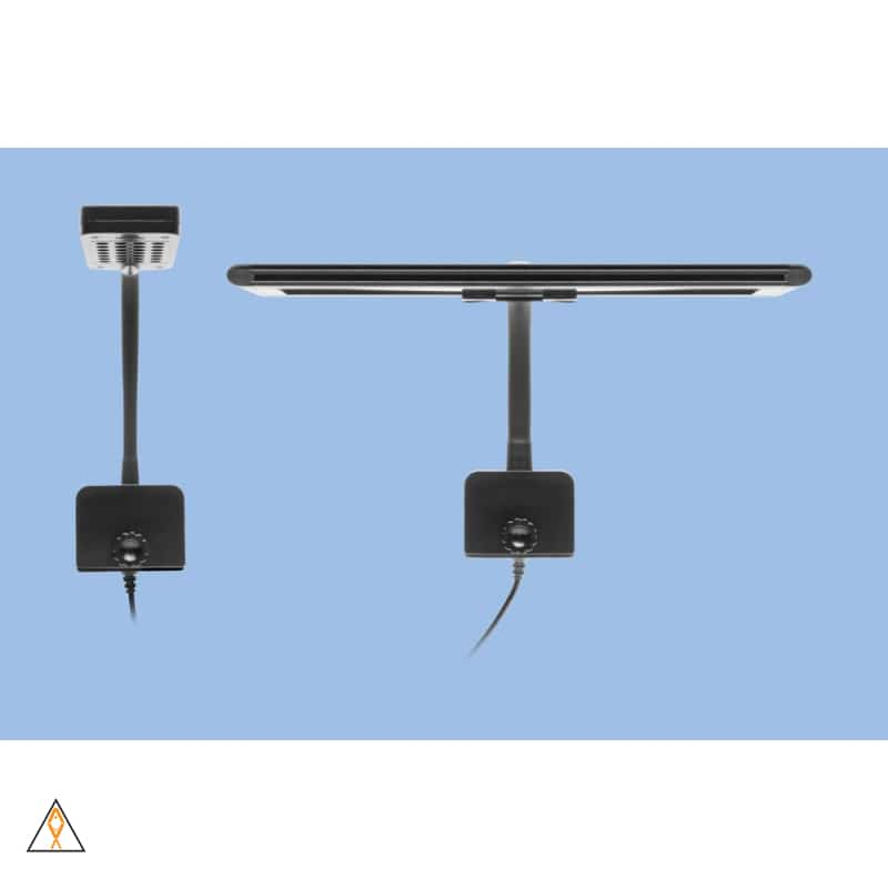 Aquarium LED Light 5" ONYX Clip-On RGB LED Light - Aqua Worx