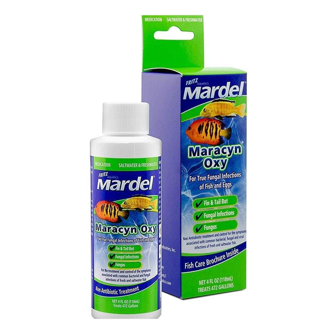 Aquarium Medication Mardel Maracyn Oxy Fungal Infection Medication - Fritz Aquatics