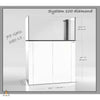 Aquarium System White Cabinet Diamond Line 100 (75 gallons) Aquarium System - ELOS