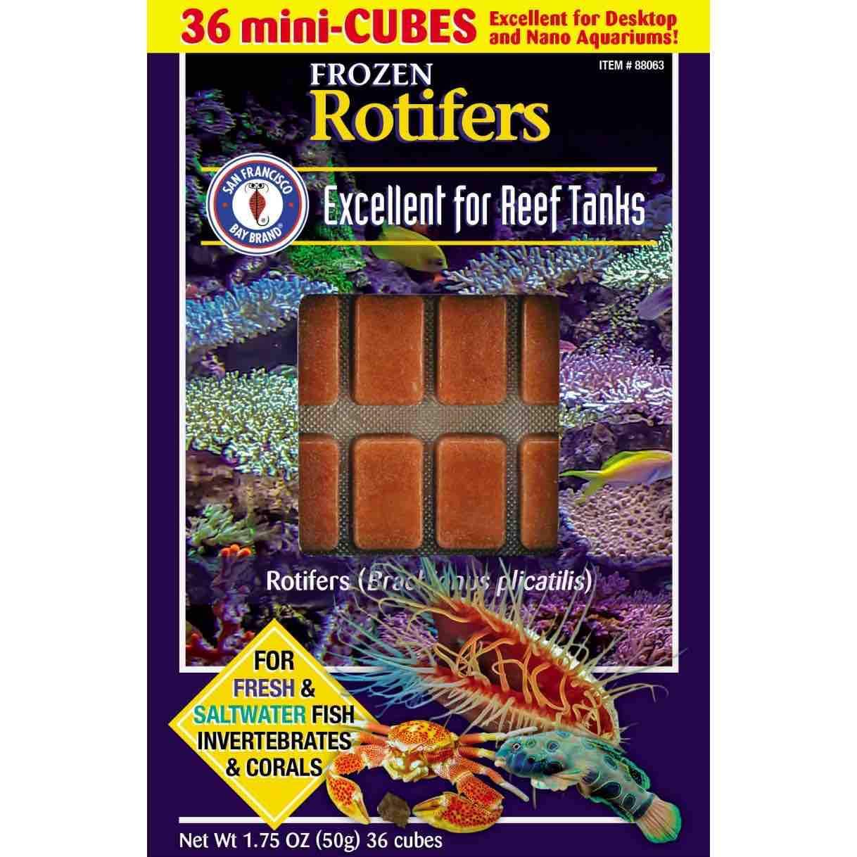 Frozen Aquarium Food Frozen Rotifers - San Francisco Bay Brand