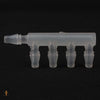 3-Way Needle Valve Plastic 4-way Airline Splitter / Manifold