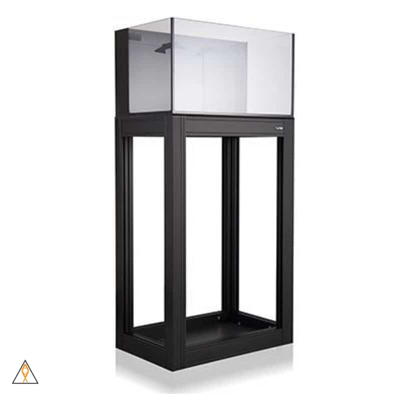 Aquarium Cabinet Matte Black NUVO APS Fusion 20 Open Stand - Innovative Marine