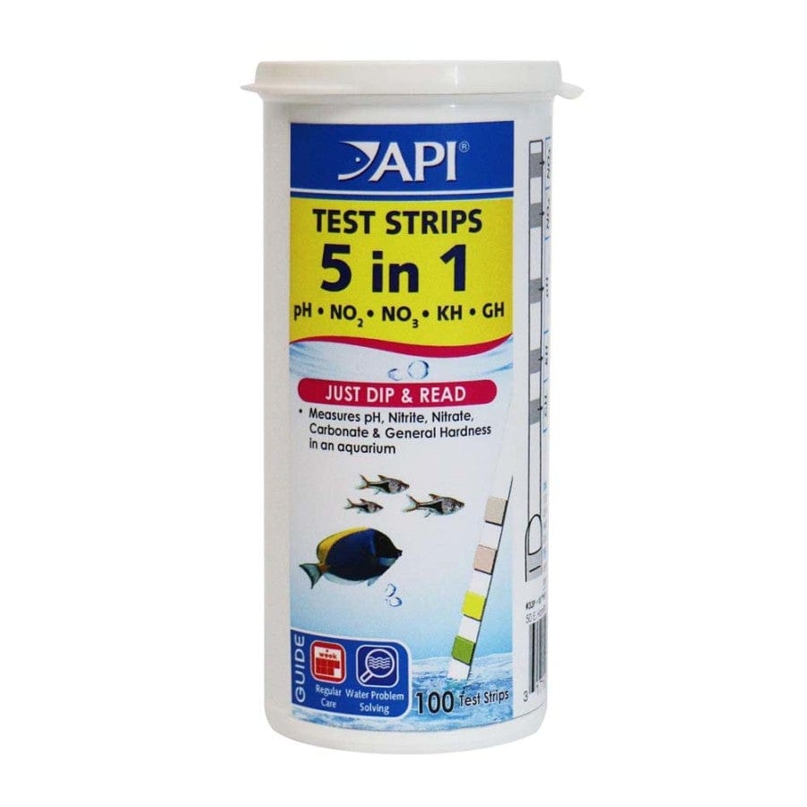 5 in 1 Aquarium Test Strips - API